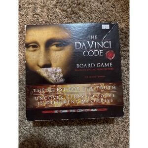 RoseArt The Da Vinci Code Board Game Mystery Strategy Puzzle Movie Edition 31603